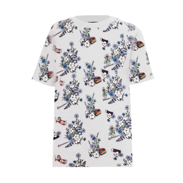 Infantium Victoria Floral Tee Weiß Baumwoll-T-Shirt Gr.104