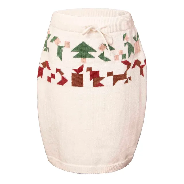 Infantium Victoria Christmas Skirt Mädchenrock Weiß 128