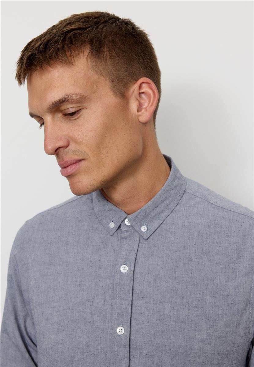 marlowe nature Shirt Corn Hemd blue Bio-Baumwolle