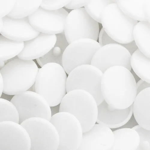 Kam Snaps B43 Pearly White Druckknöpfe 1000 Sets glänzend