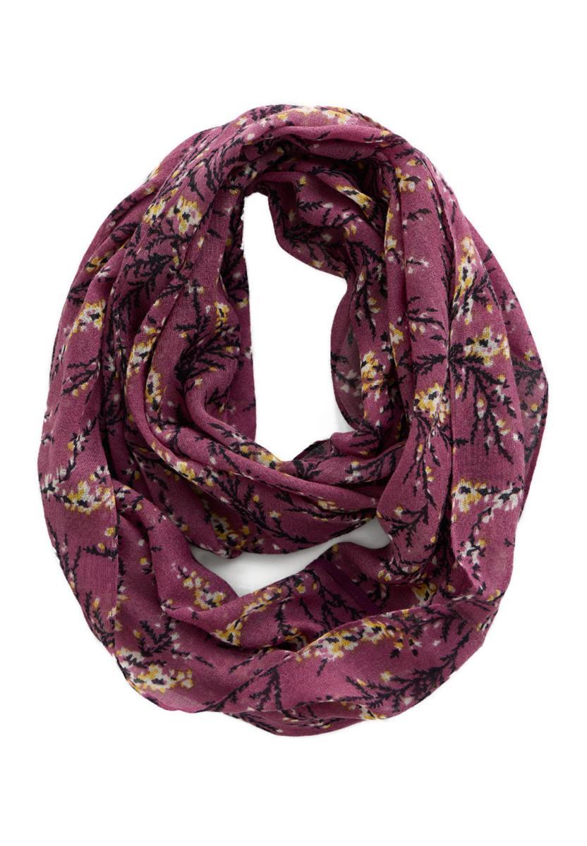 marlowe nature Pretty Circle Scarf Loop buddleia purple Wolle
