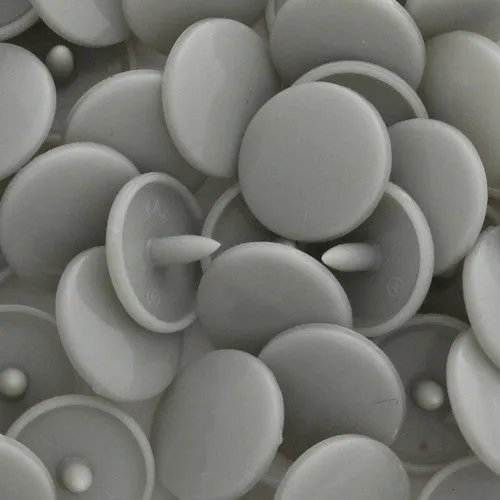 Kam Snaps Plastic Snaps B24 Hellgrau 1000 Kappen