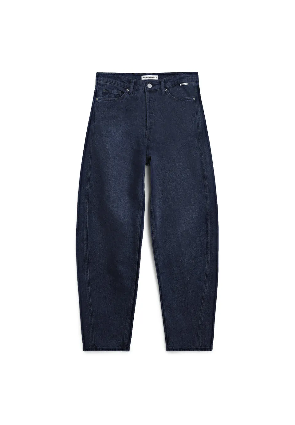 marlowe nature Baarly High Waist Barrel Jean fluid ink Bio