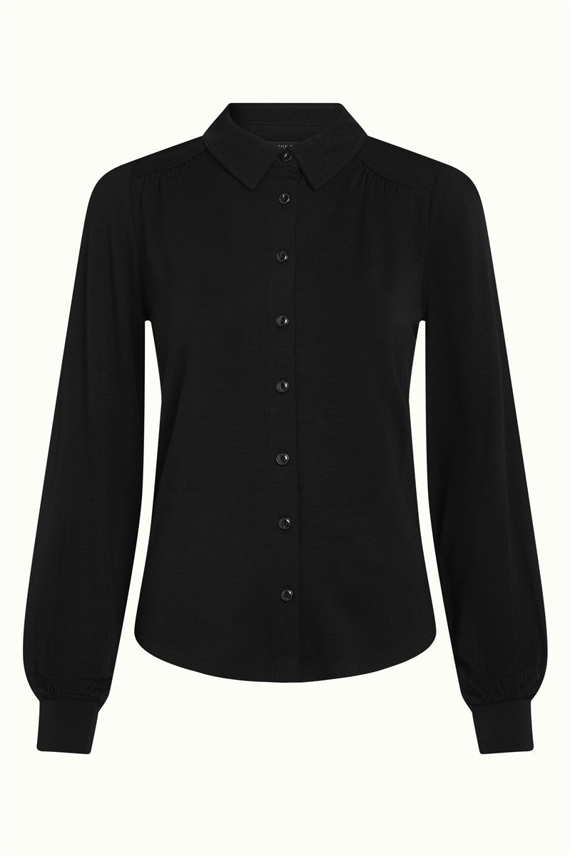 marlowe nature Carina Tulum Bluse black Viskose Gr. M