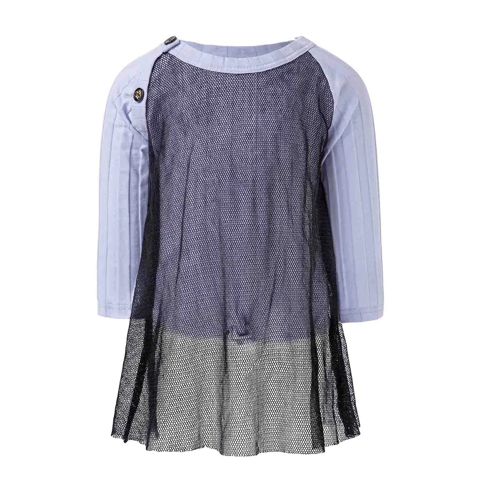 Infantium Victoria Lilac Baby Onesie Body lila mit Mesh