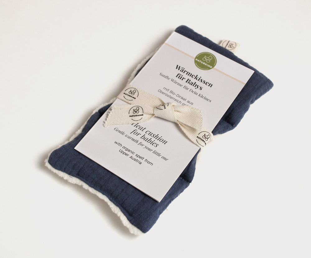 Naturkind Wärmekissen Bio-Baumwolle Baby Puder