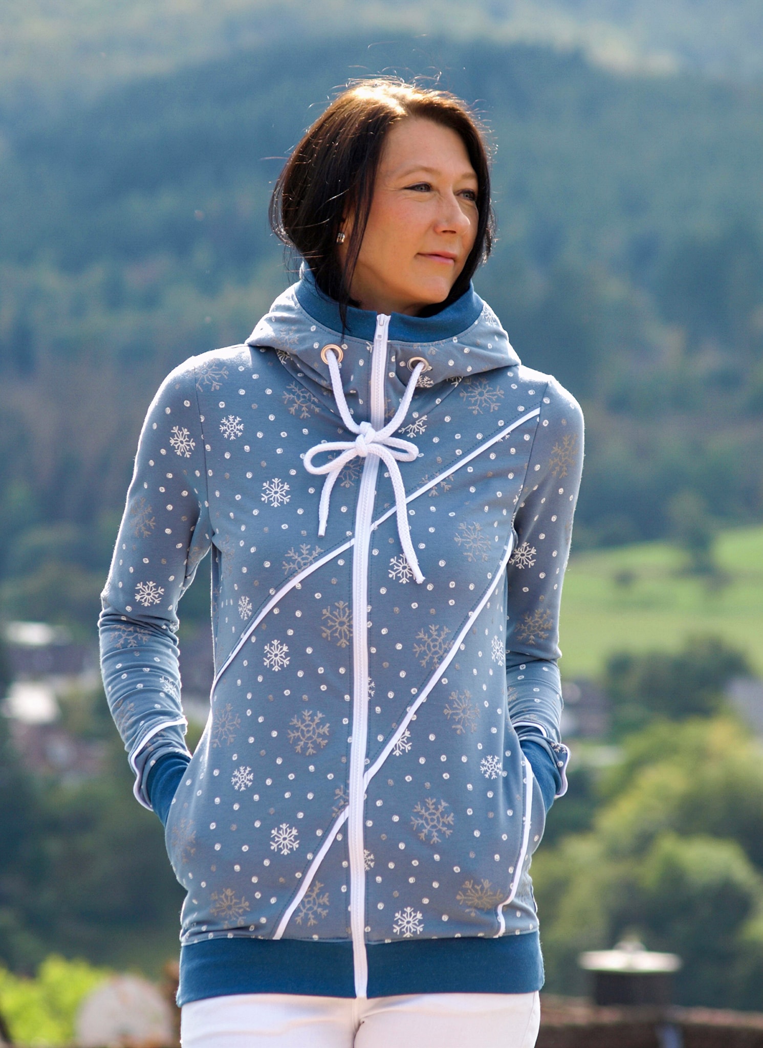 Schnittrebell Solea Sweat*ee Gr.34-54 Ebook Sweatjacke Damen