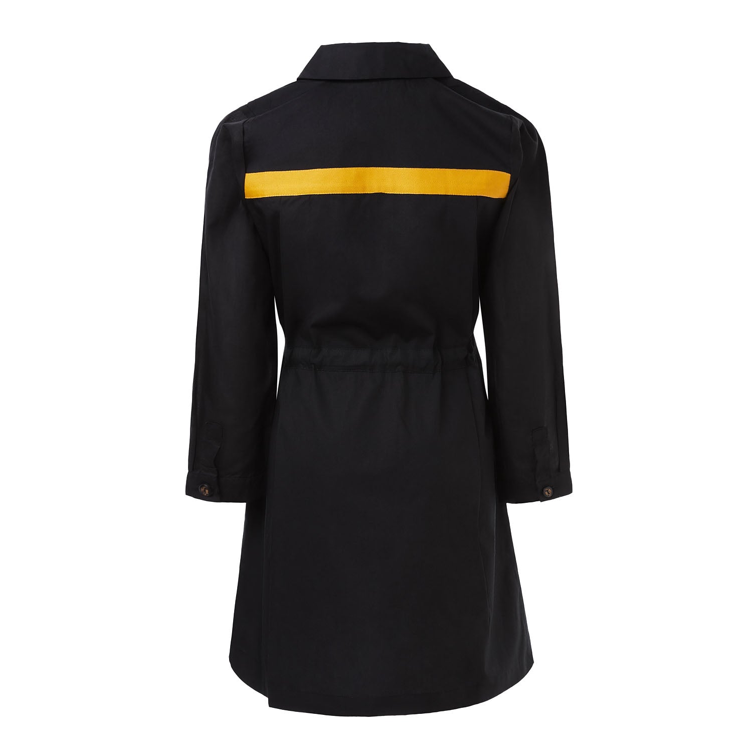 Infantium Victoria Girls Hemdkleid Schwarz Langarm Gr.116 Baumwolle