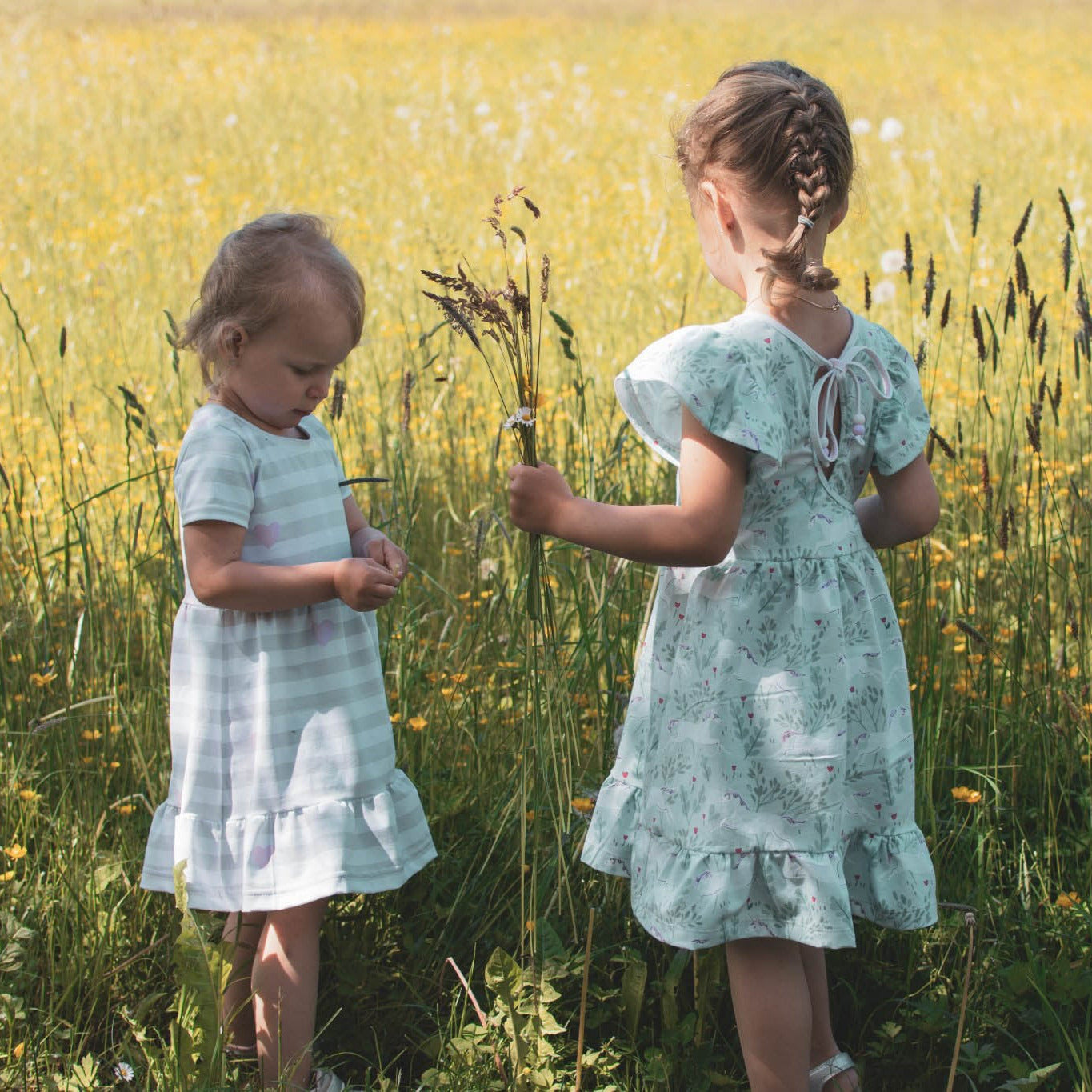 Moeve Design Marie-Louise mit Ärmel Kleid Gr. 86-158 Jersey