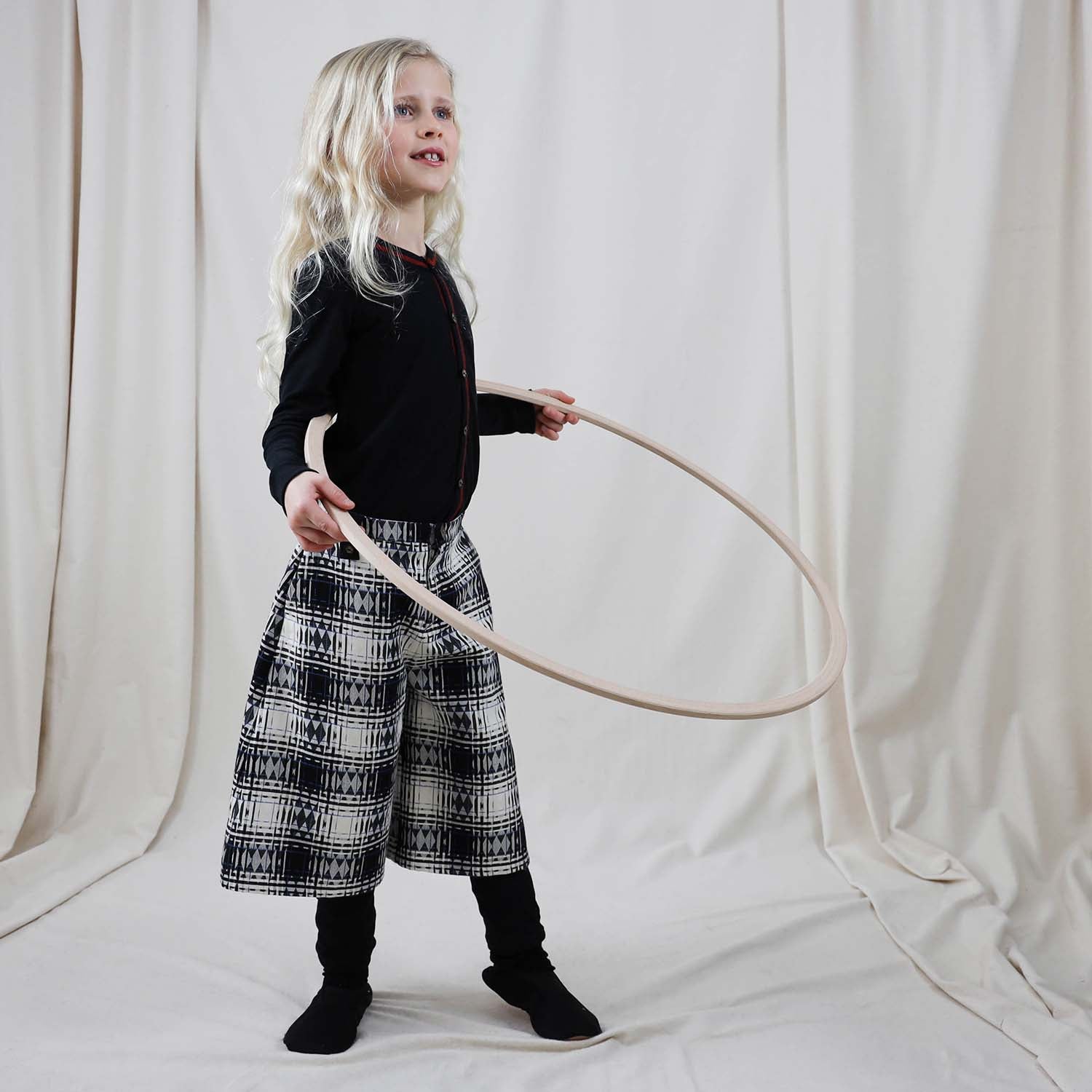 Infantium Victoria Tartan Culottes Karo Bio-Baumwolle 92-176