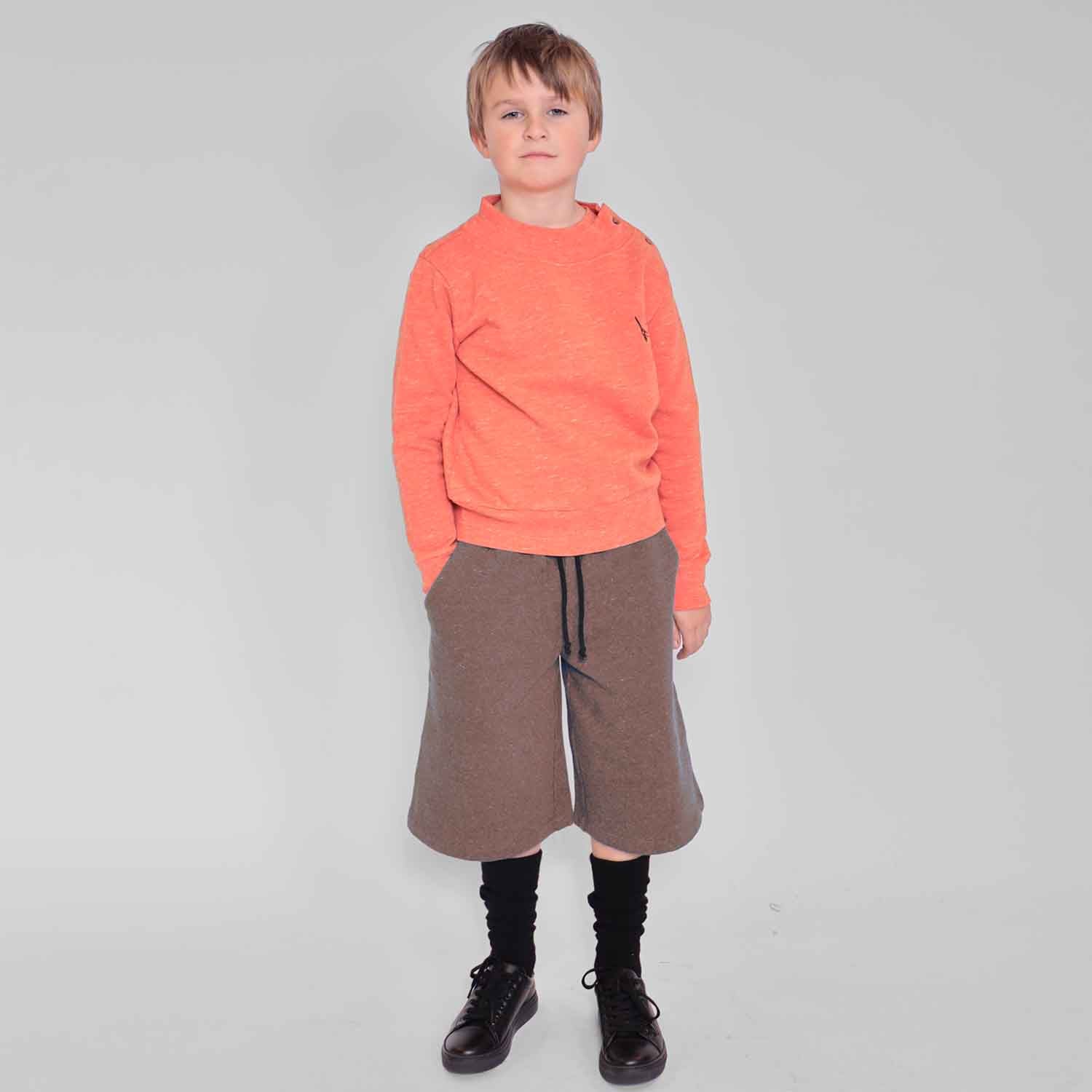 Infantium Victoria Bermuda Shorts 128 chestnut Baumwolle
