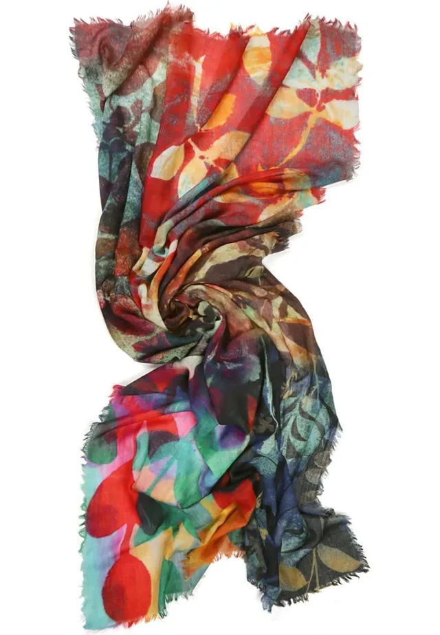 Marlowe Nature Alvi Schal bunt 100x180cm Schurwolle