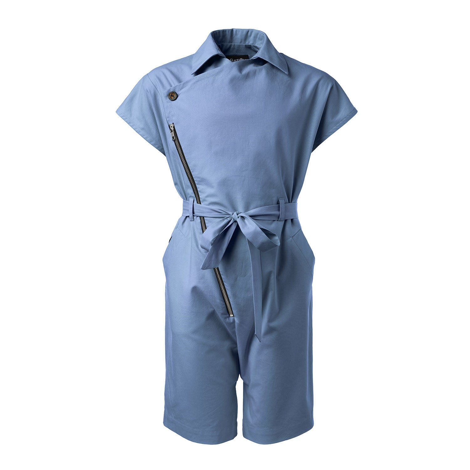 Infantium Victoria Denim Jumpsuit Overall blau 116 Kurzarm