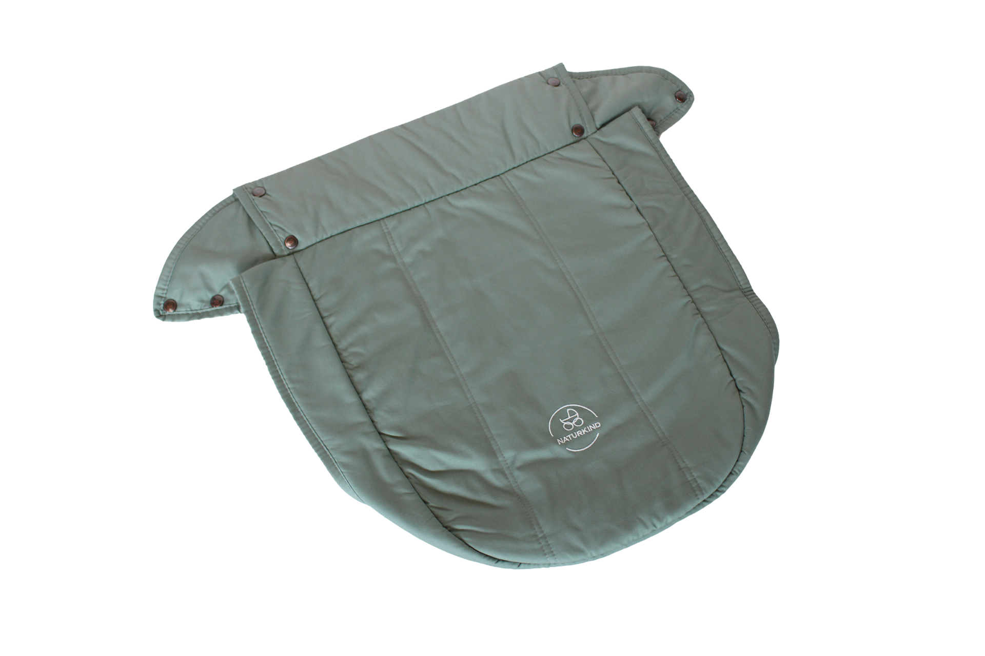 Naturkind Babykorb Max Abdeckung Textilbezug Jade / Sand / Graphit