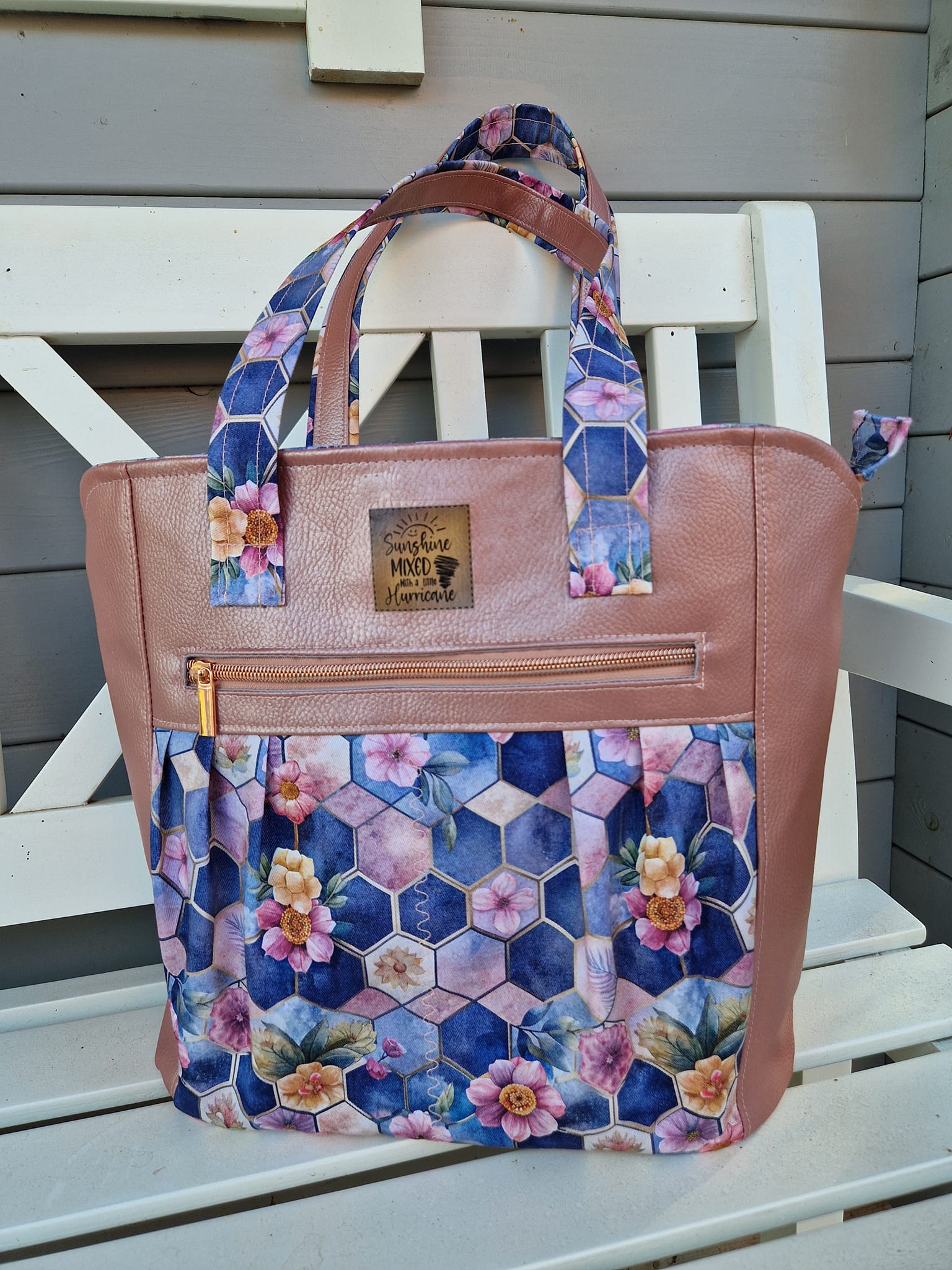 Schnittrebell Ebooks Tasche Ginger Schnittmuster 30x35x10 Falten