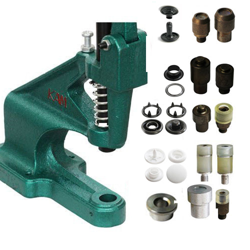 Kam Snaps Tools DK93 Druckknopfpresse Grün mit Snap Set