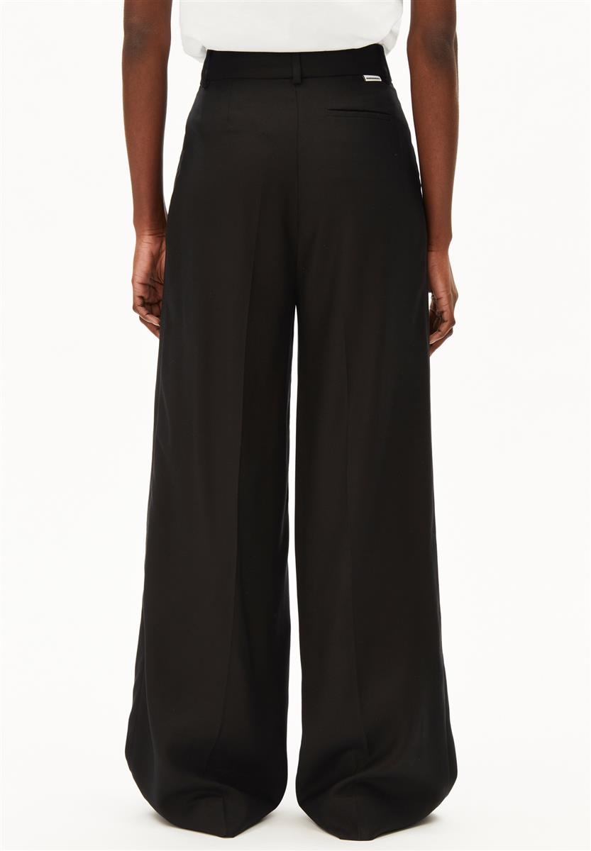 marlowe nature Kaayua Pant Hose schwarz weites Bein