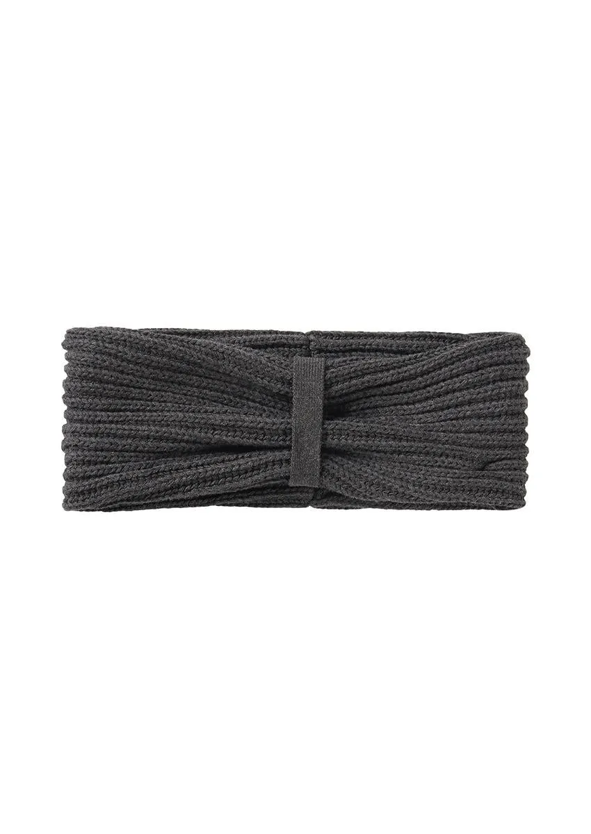 marlowe nature Accessoires Knit Headband Stirnband antracite Bio-Baumwolle