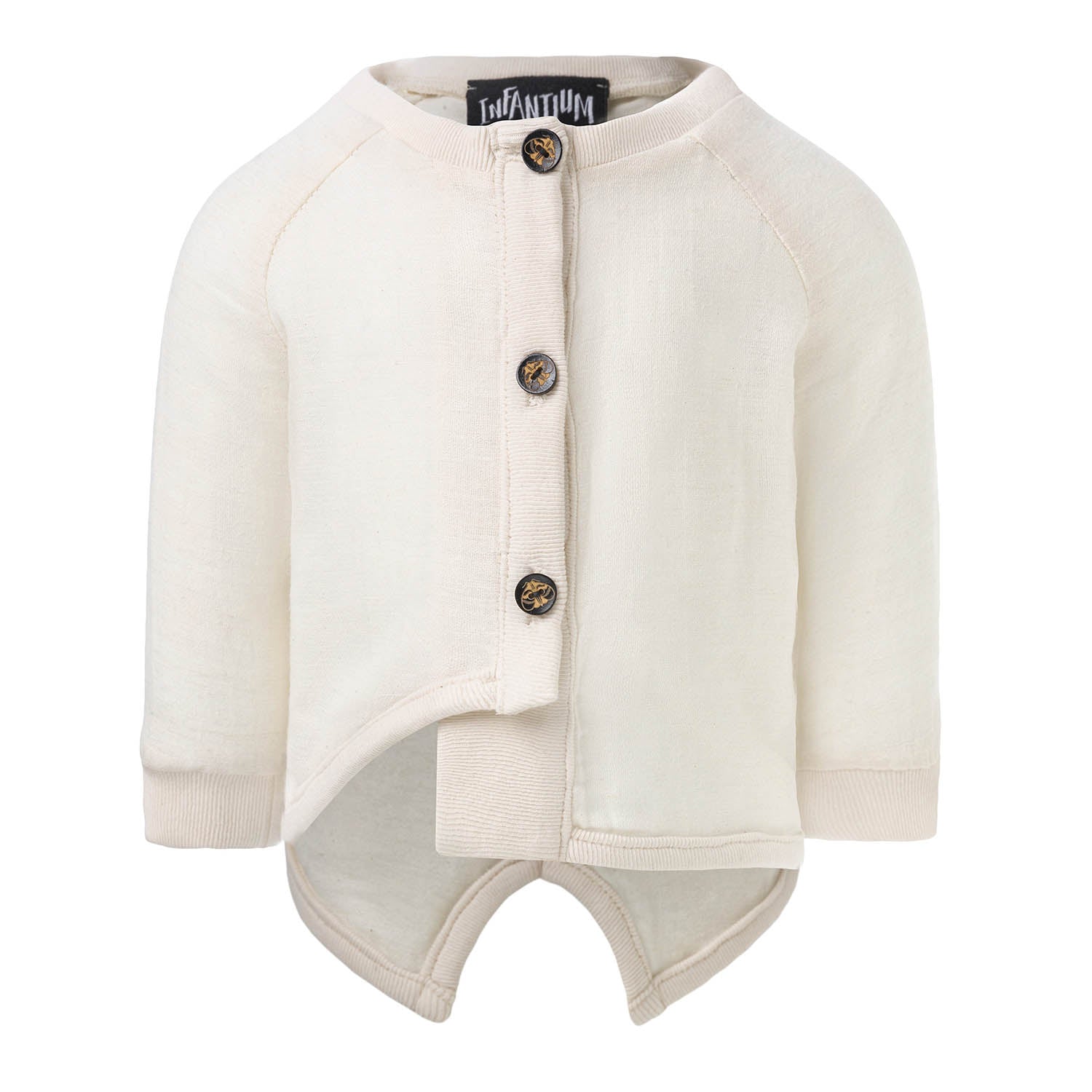 Infantium Victoria Weganool Babyjacke Creme Vegan Cashmere