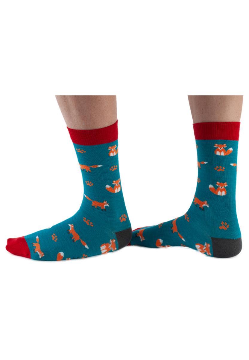 marlowe nature Fox Socken teal 36-40 Bambus Bio