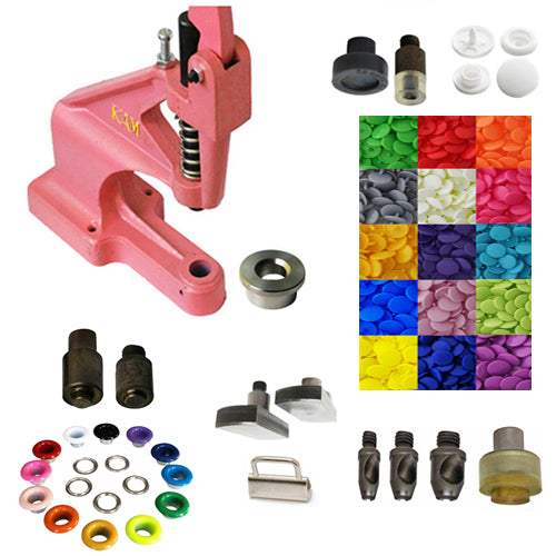Kam Snaps Tools DK93 Tischpresse Starterset Rosa 250-teilig