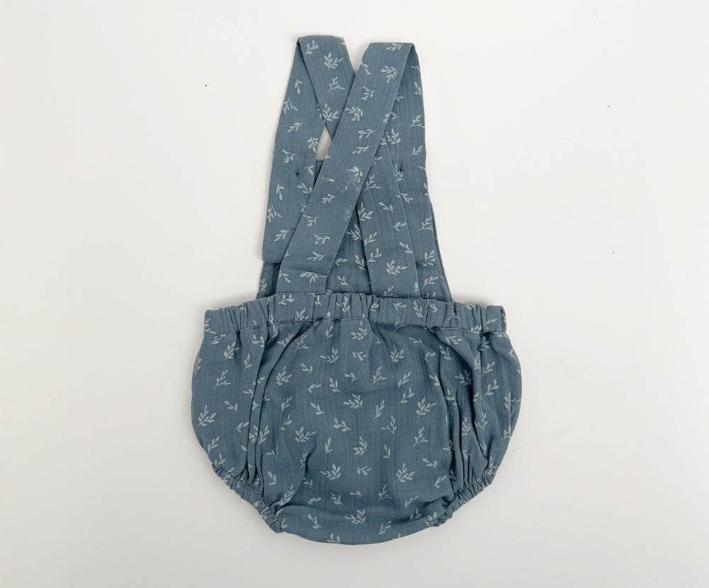 Naturkind Bekleidung Musselin Latzhose kurz Navy 50/56