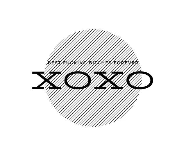 Schnittrebell XOXO Plotterdatei best fucking bitches forever SVG