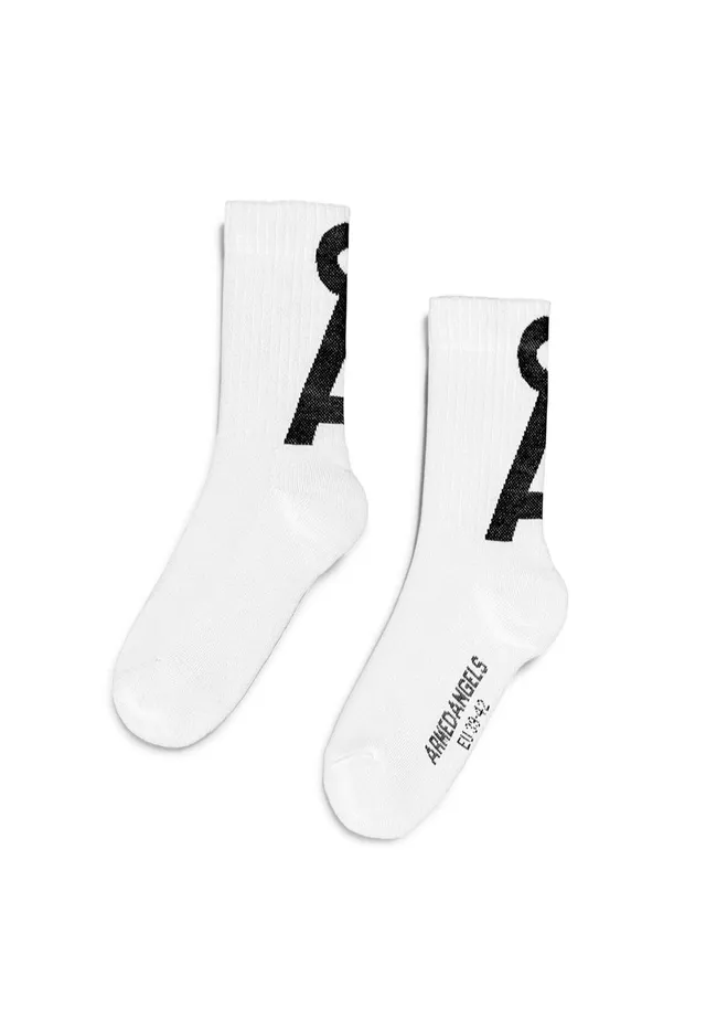 marlowe nature Saamus Short Socks W Socken black-white 39-42