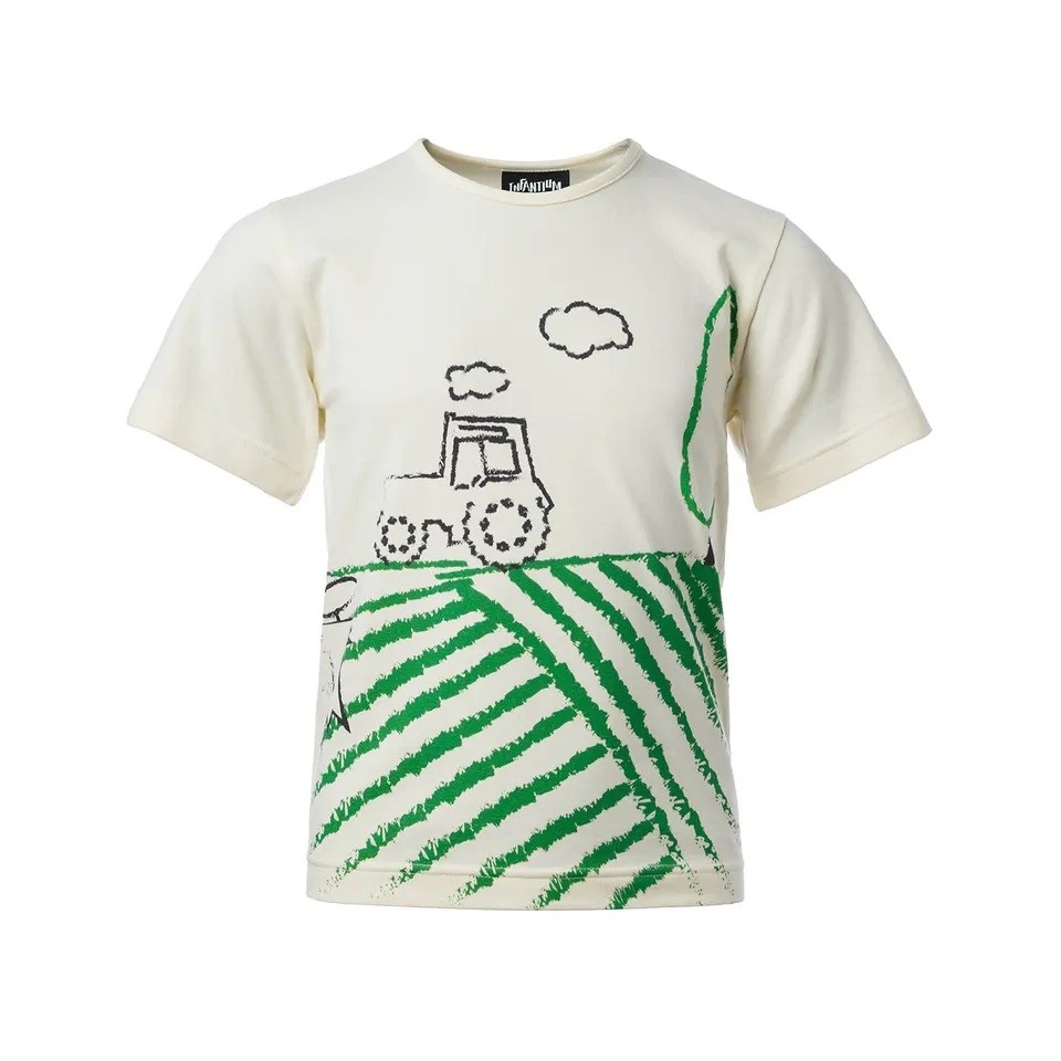 Infantium Victoria T-Shirt Traktor Off-White Gr.116