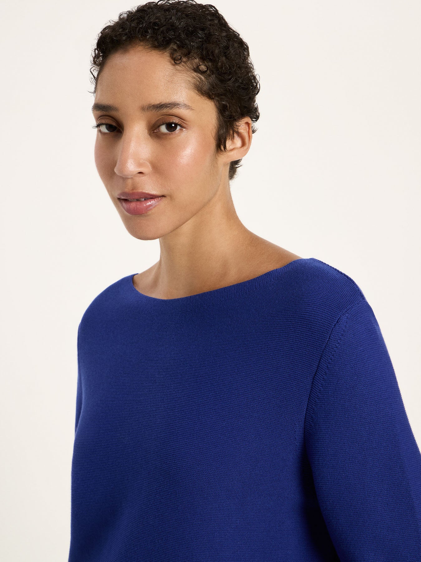 Marlowe Nature U-Boot Pullover Bio-Baumwolle rose