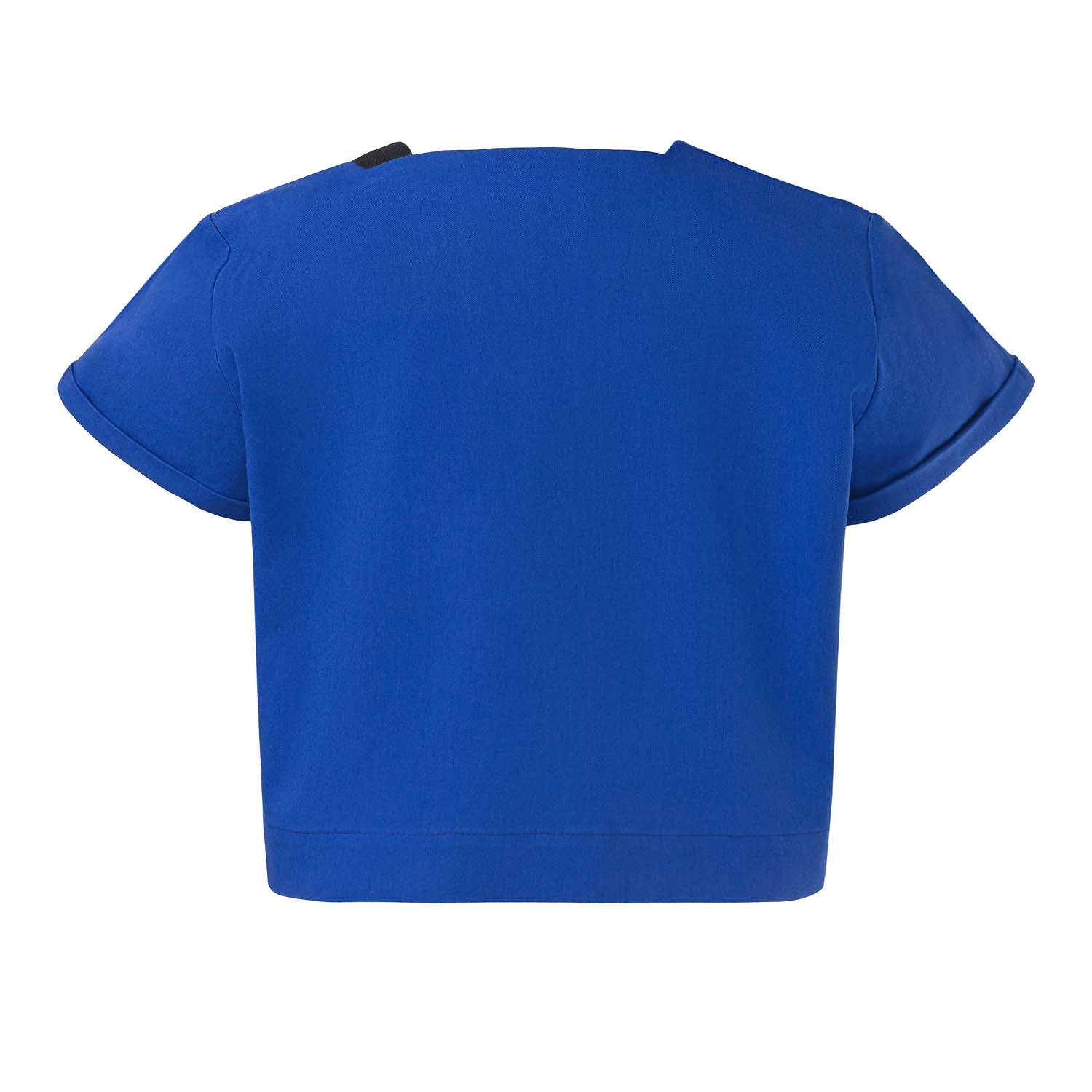 Infantium Victoria Square-Neck Top Kobaltblau Baumwolltop