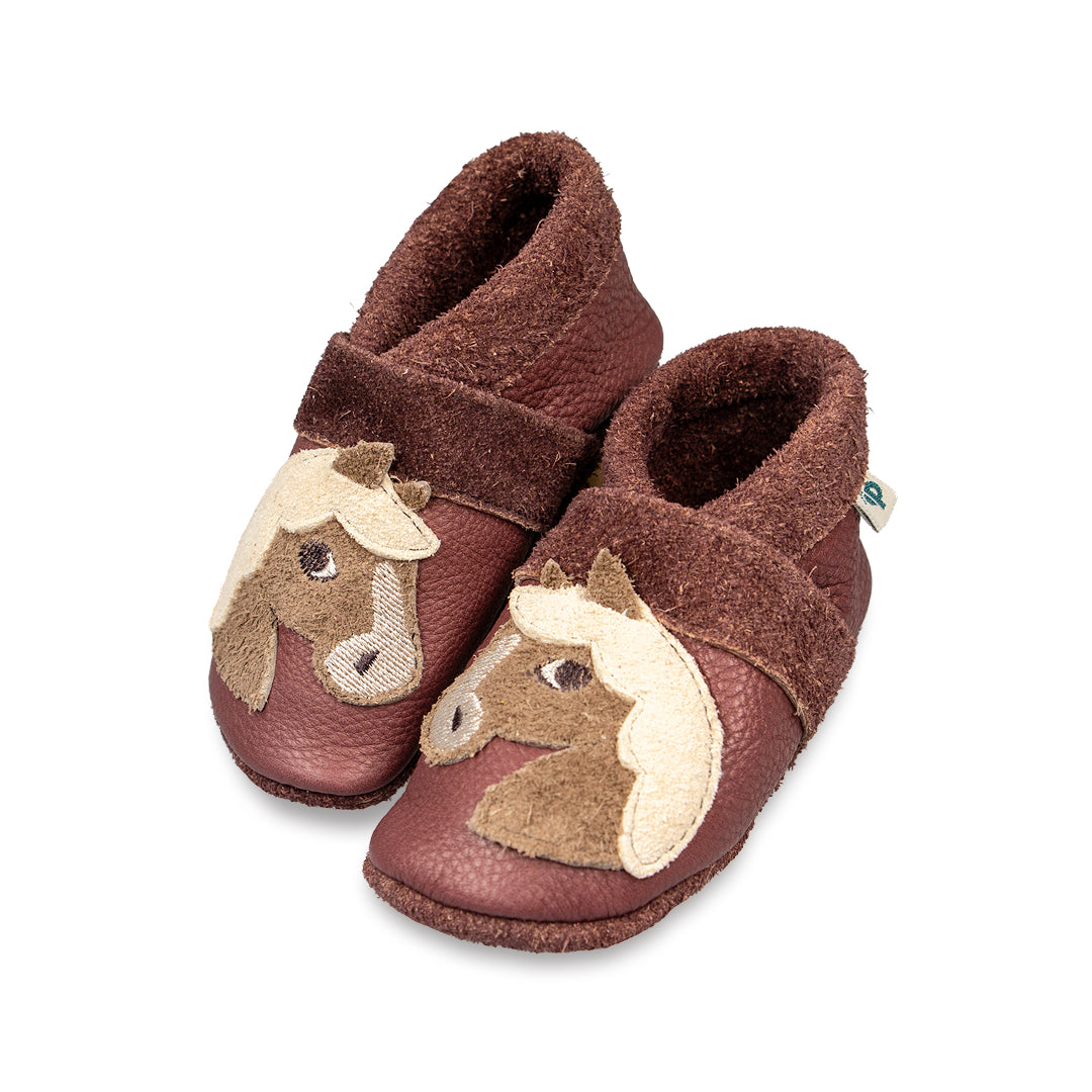 Pantolinos Pony Barfußschuhe sahara/hippo für Mädchen