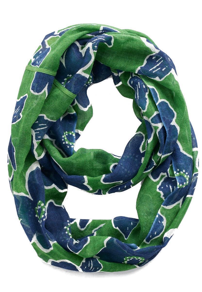marlowe nature Pretty Circle Scarf Loop green Schurwolle