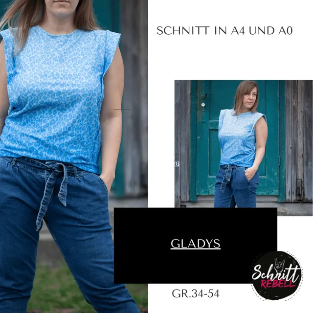 Schnittrebell Gladys Shirt Ebook Gr.34-54 PDF