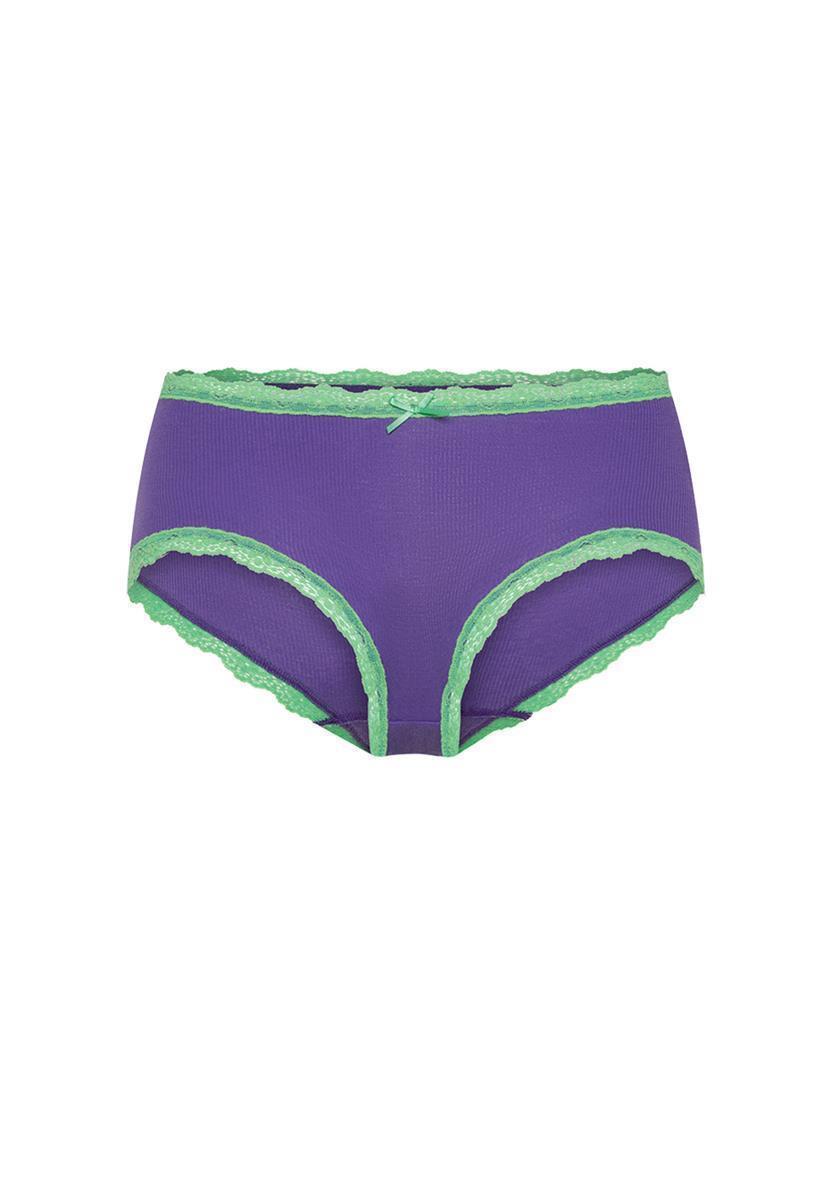 marlowe nature Pants Hose ecru-melange Bio-Baumwolle Rippen