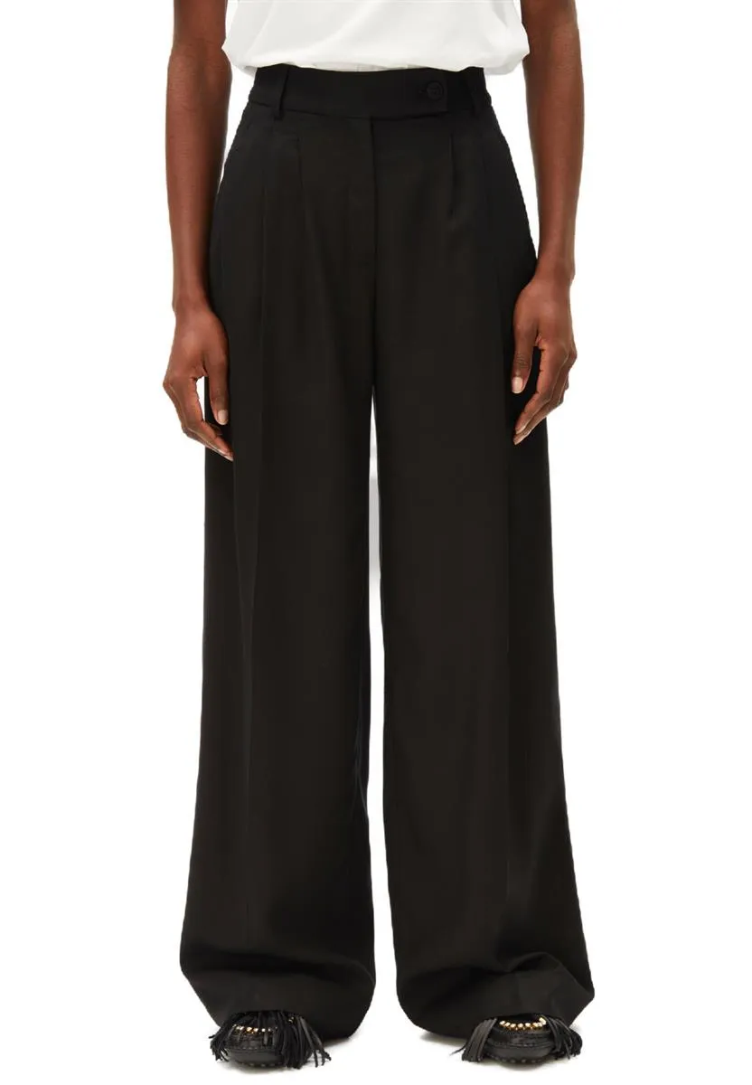 marlowe nature Kaayua Pant Hose schwarz weites Bein