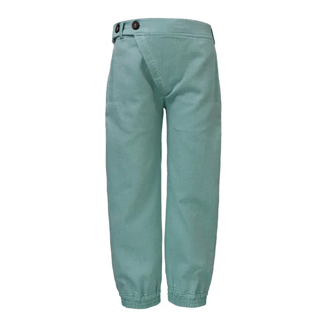 Infantium Victoria Tapered Trousers Kinderhose Grün Bio-Baumwolle