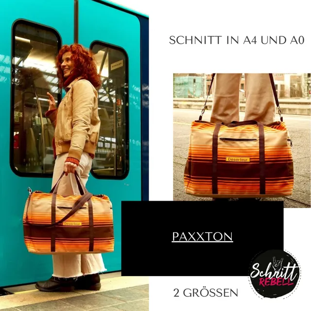 Schnittrebell Paxxton Ebook Weekender Sporttasche 2 Größen
