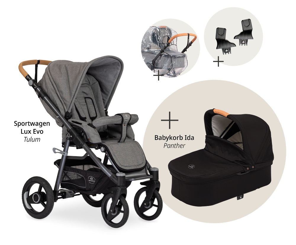 Naturkind Lux Evo Set Kinderwagen Siebenschläfer Sale