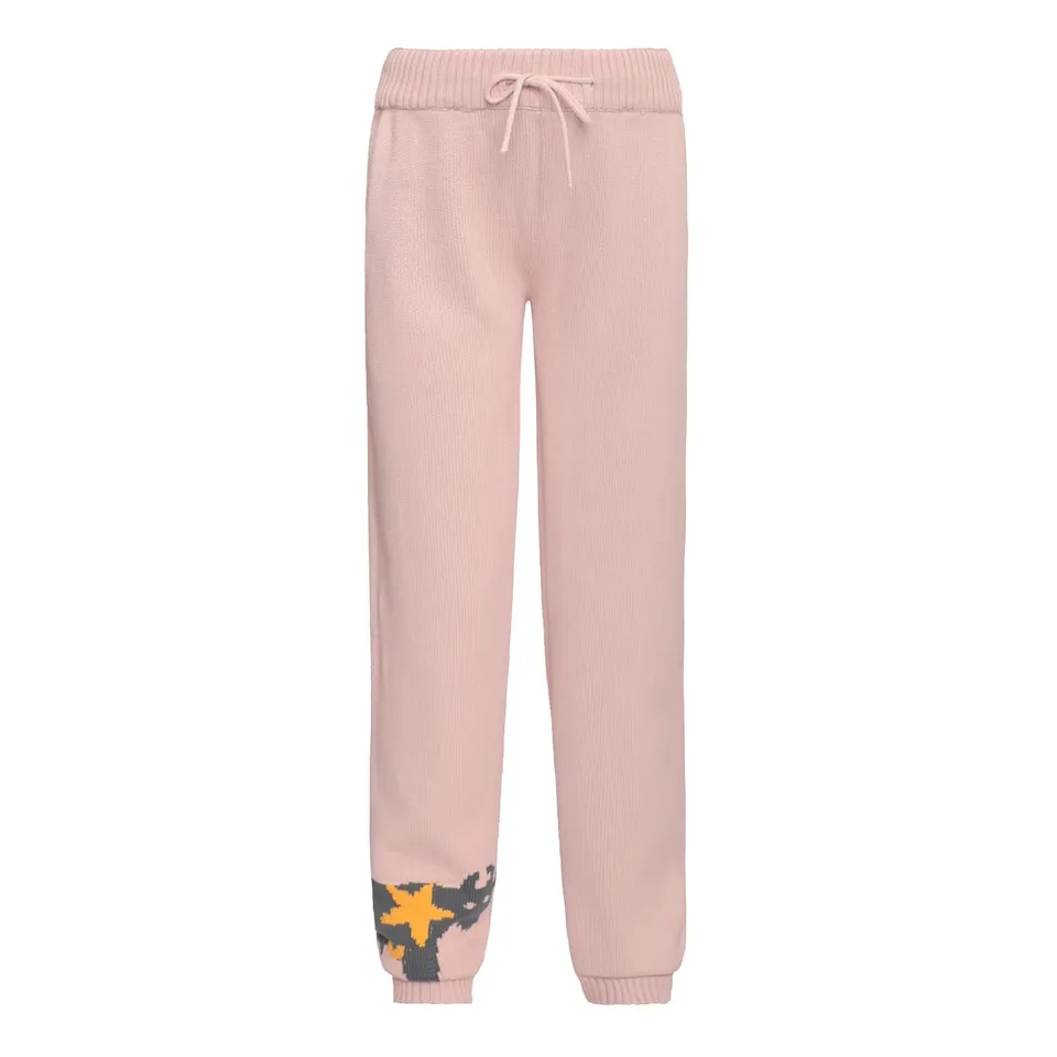 Infantium Victoria Christmas Leggings Pink Bio-Baumwolle Kuh