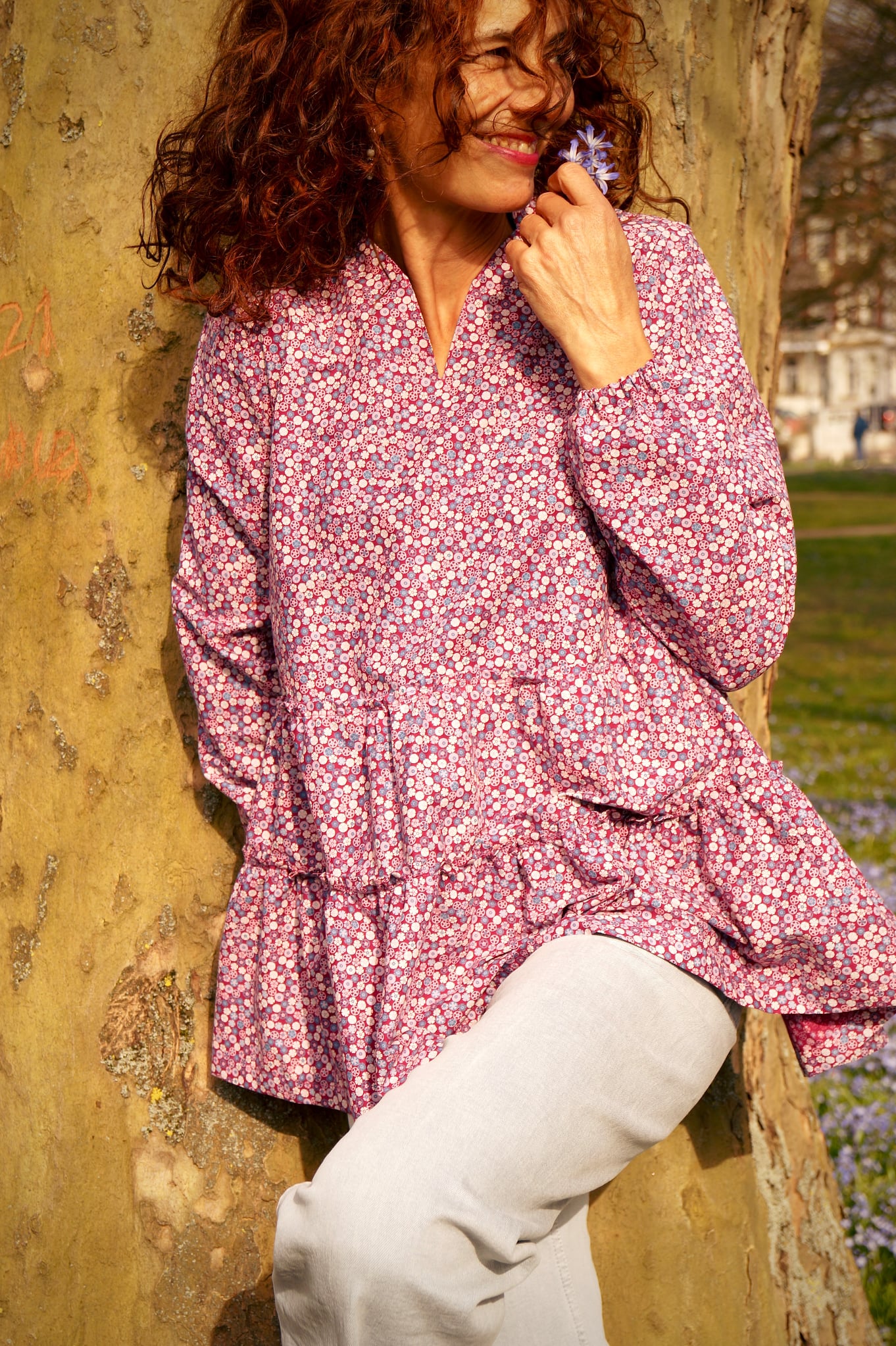 Schnittrebell Liva Boho Bluse Kleid Papierschnitt 34-54