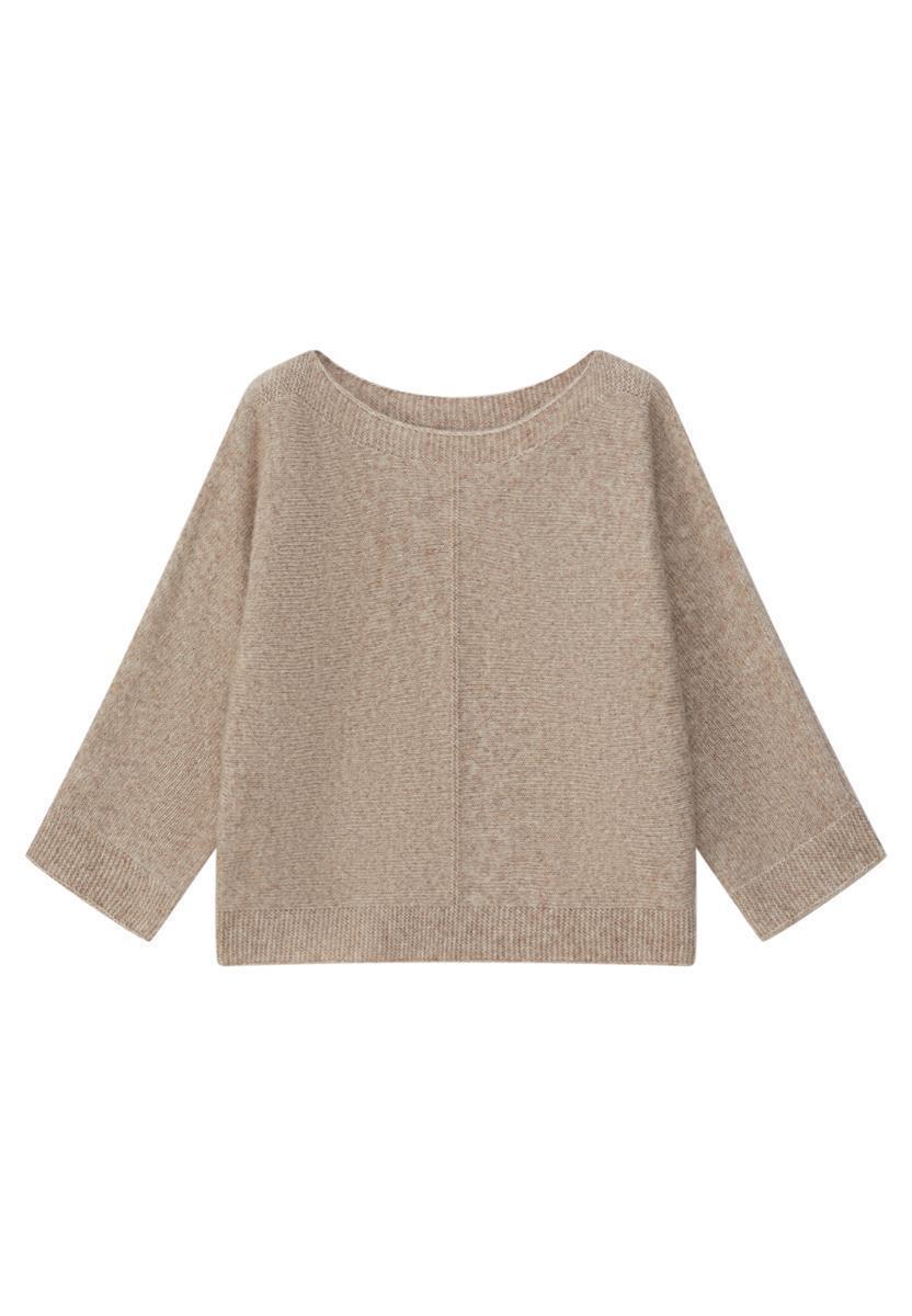 Marlowe Nature Pullover Dina Damen hazelnut Wolle Alpaka