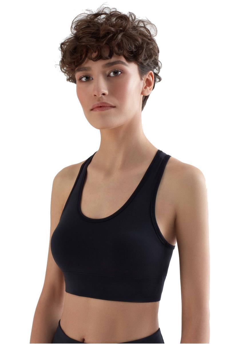 marlowe nature Ws Sports Bra black recycelt Sport-BH