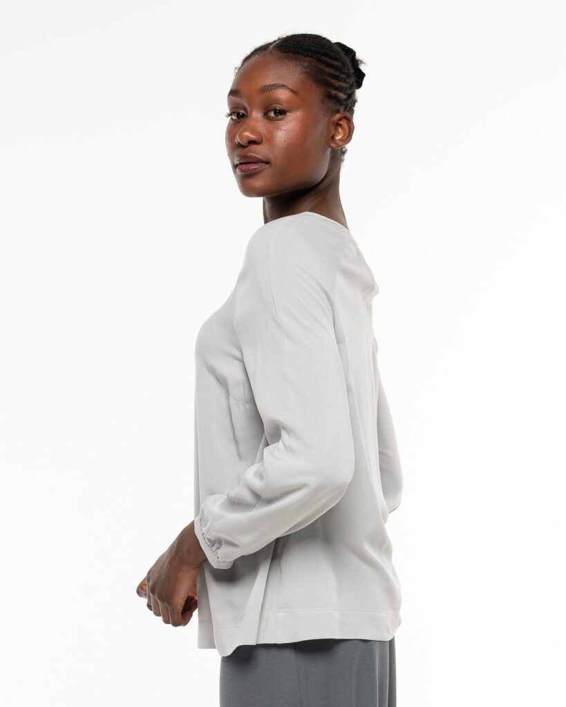 marlowe nature Raglanbluse Bluse opal Viskose Ecovero