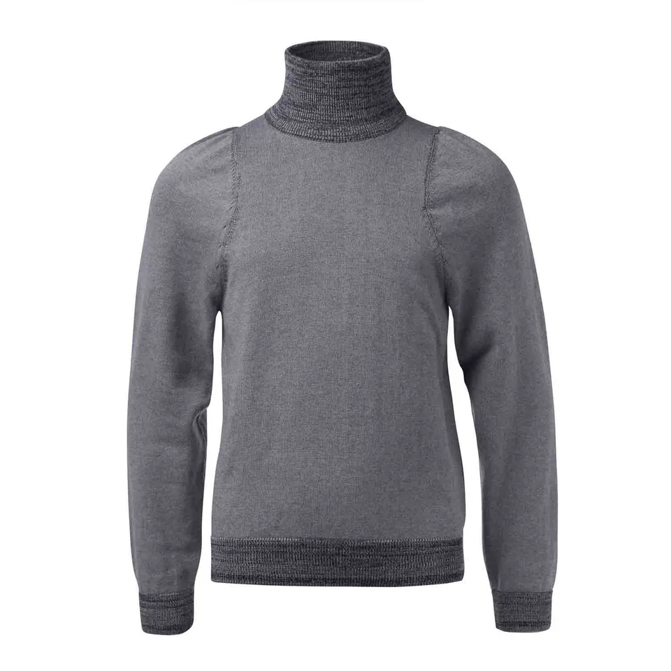 Infantium Victoria Grey Turtleneck Rollkragenpullover Grau Baumwolle