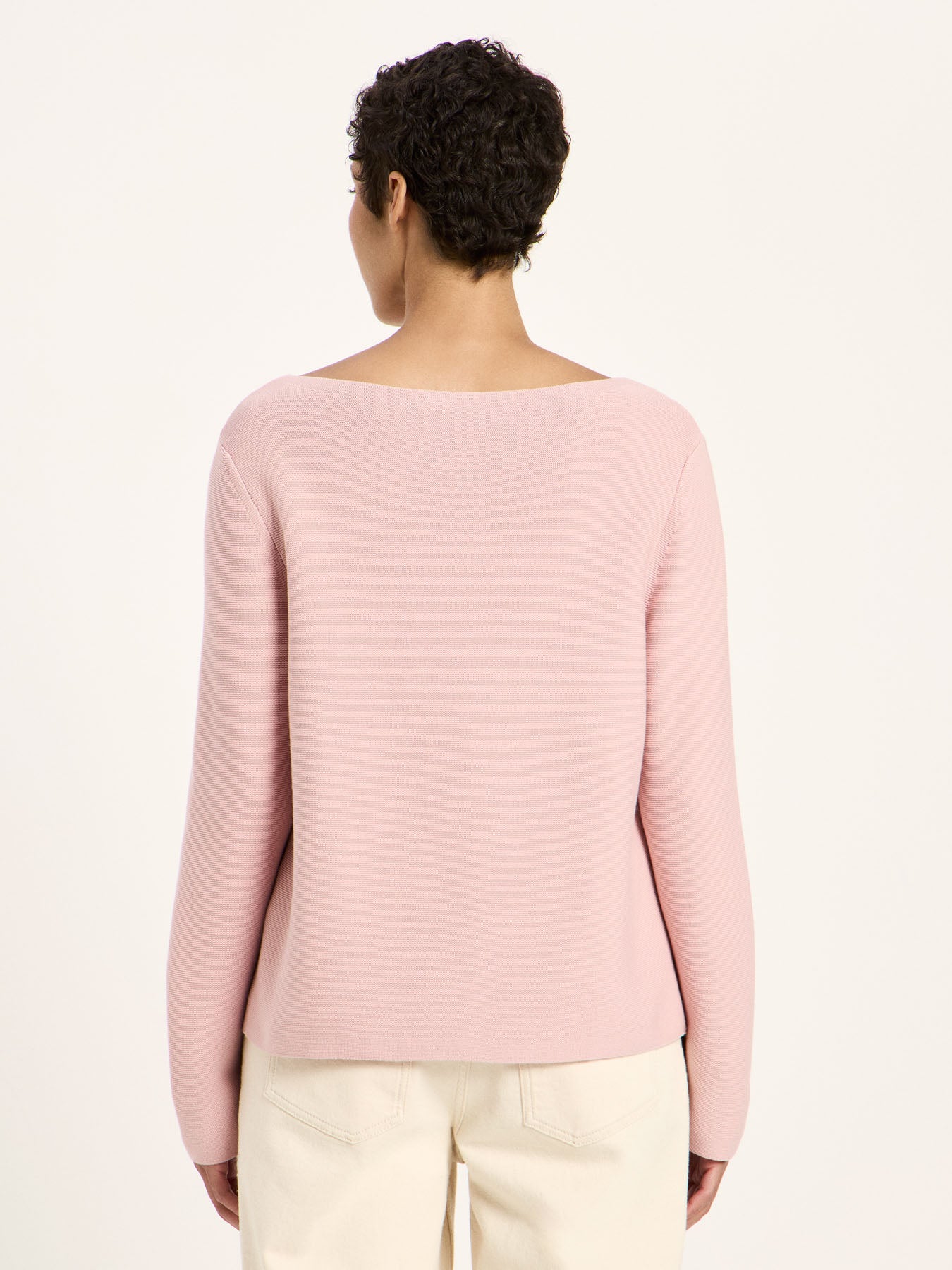 Marlowe Nature U-Boot Pullover Bio-Baumwolle rose