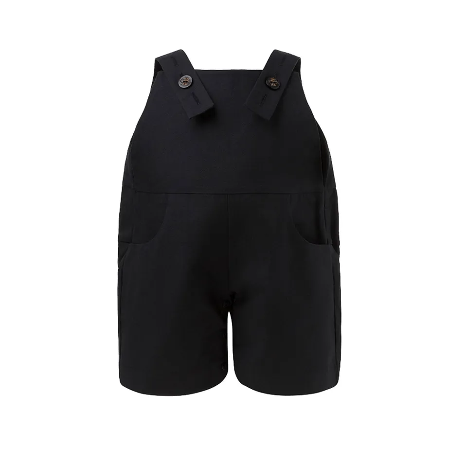 Infantium Victoria Beach Playsuit Overall Schwarz Baumwolle