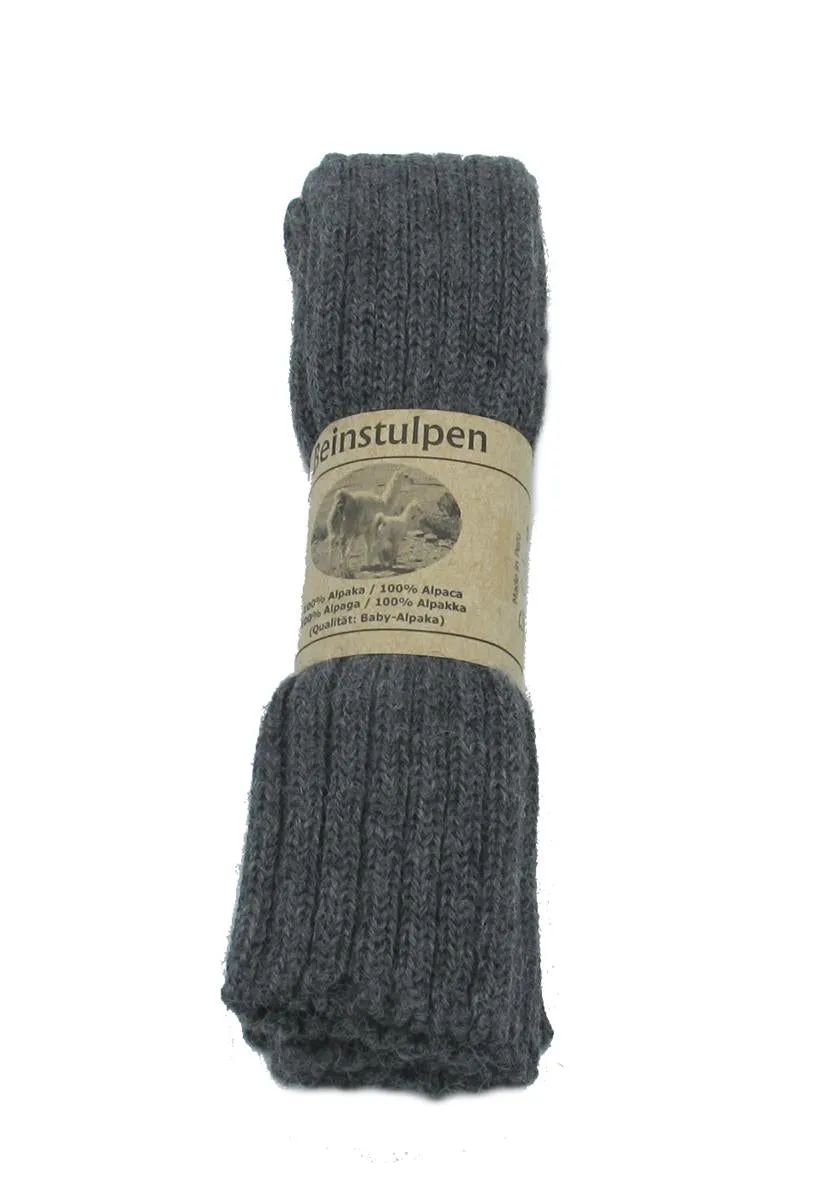 Marlowe Nature Beinstulpe Baby Alpaka Beinwärmer weiß E 100% Wolle