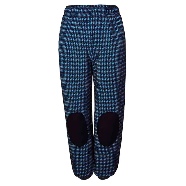 Infantium Victoria Kids Pants Hose Hahnentritt Blau Knieflicken