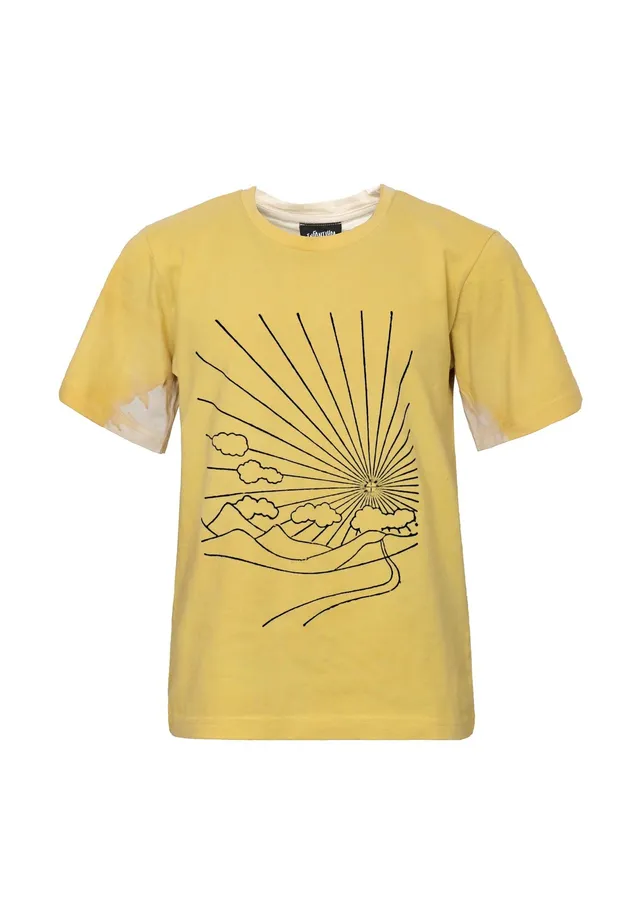 Infantium Victoria Turmeric T-Shirt Kinder-Shirt gelb Handprint